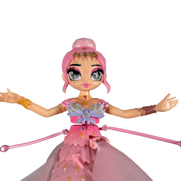 Hatchimals Pixies Crystal Flyers Pink Purple Magical Flying Pixie Dolls Lot of 2 - Picture 4 of 5